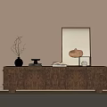 Modern Middle Style TV Cabinet 3d model