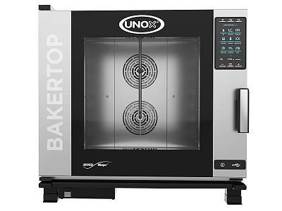 UNOX BAKERTOP Commercial Oven With Double Fan System And Digital Control Panel 3d model