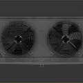 Industrial Dual Fan Air Conditioner Fan with Metal Housing for Efficient Cooling Ventilation
