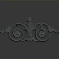 Elegant Decorative Home Accessory With Intricate Carved Scrolls And Floral Design