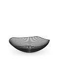 Black Striped Ceramic Vessels with Modern Decorative Design and Various Shapes