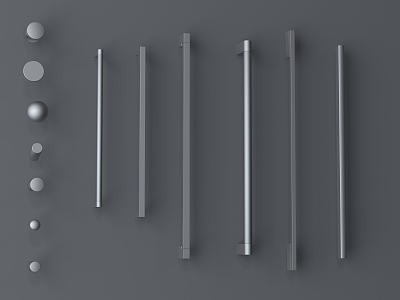 Modern handle 3d model