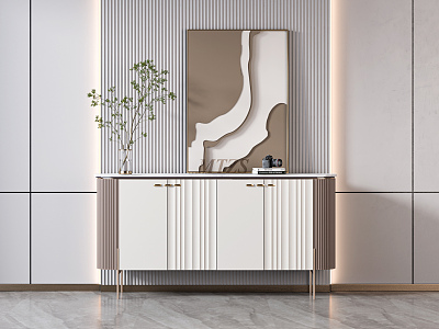 Modern Side Cabinet Decorative Cabinet model