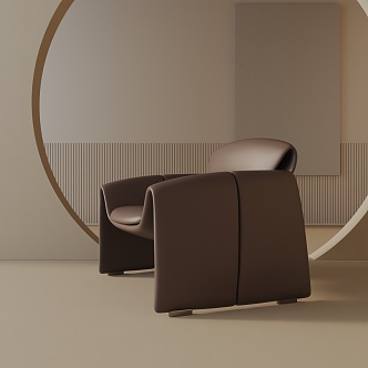 modern leisure chair 3d model