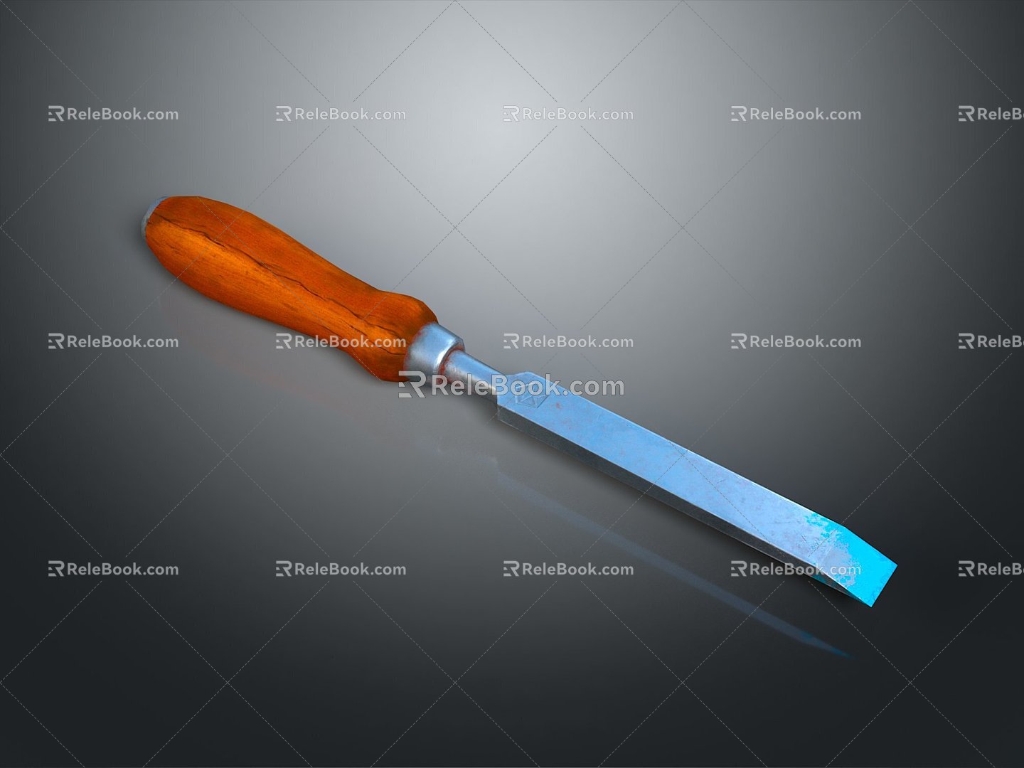 spatula woodworking spatula file tool file hand file woodworking tool 3d model