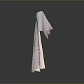 Stylish Elegant Soft Pink Silk Scarf Lightweight Flowy Fashion Accessory