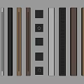 Various Colored Decorative Strips Square And Round Blocks For Home Decor