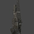 Halberd Light Destroyer 3d model