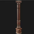 Roman Column European Column Column Column Style Column 3d model