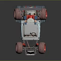 Modern car travel car self-modified car modified car 3d model