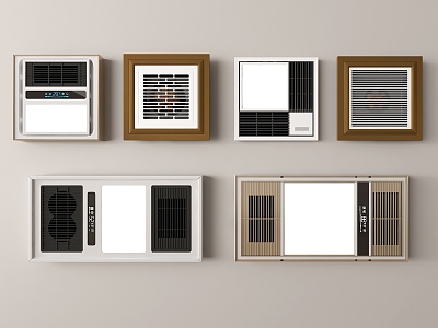 Heating fan combined air heating heater model