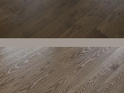 Natural Hardwood Flooring With Distinct Wood Grain And Warm Brown Tones For Interior Spaces 3d model