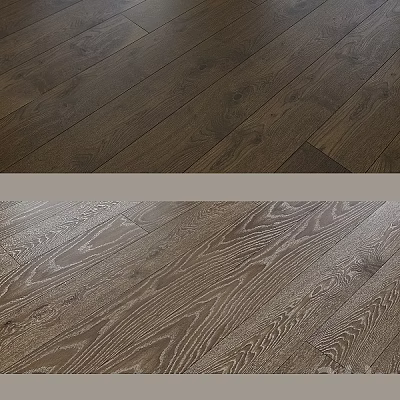 Natural Hardwood Flooring With Distinct Wood Grain And Warm Brown Tones For Interior Spaces 3d model