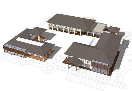 Chinese Style Homestay 3d model