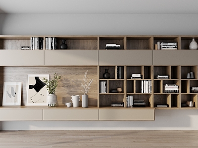 Modern Bookcase Cabinet model