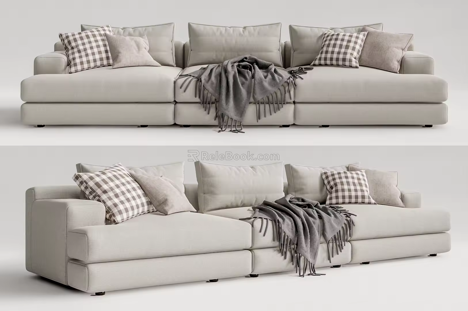 Modern Multiplayer Sofa 3d model