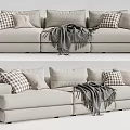 Modern Multiplayer Sofa 3d model