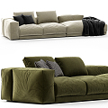 Modern Multiplayer Sofa Lounge 3d model