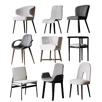 Modern single chair 3d model