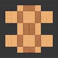 Wooden Cube Interlocking Puzzle Blocks For Household Decoration And Play