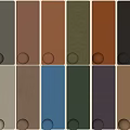 Stylish Wall Panels In Various Colors With Decorative Round Knobs Design