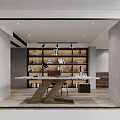 Modern Duplex Living Room Interior With High Ceiling Glass Railing And Neutral Tones