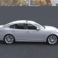 Silver Infiniti Sedan With Sleek Front Design Headlights And Grille In Outdoor Setting