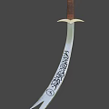 Zulfikar Sword 3d model