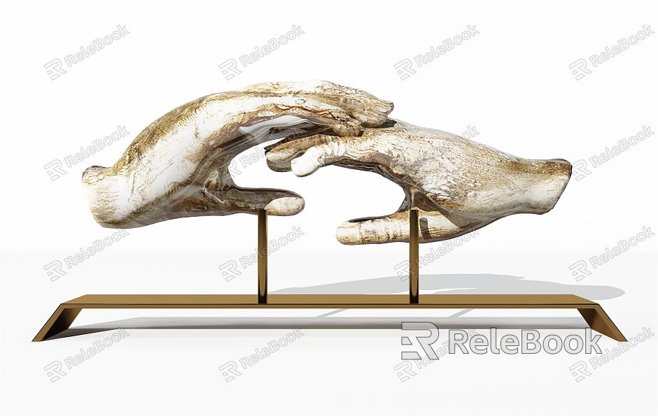 Modern Sculpture Hand Arm Sculpture Ornaments model