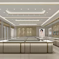 Zhou Liu Fu Jewelry Store Exterior With Leaf Decorations Bright Lighting And Jewelry Window Displays