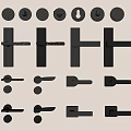 Modern Door Handles With Various Styles And Shapes For Home Decoration