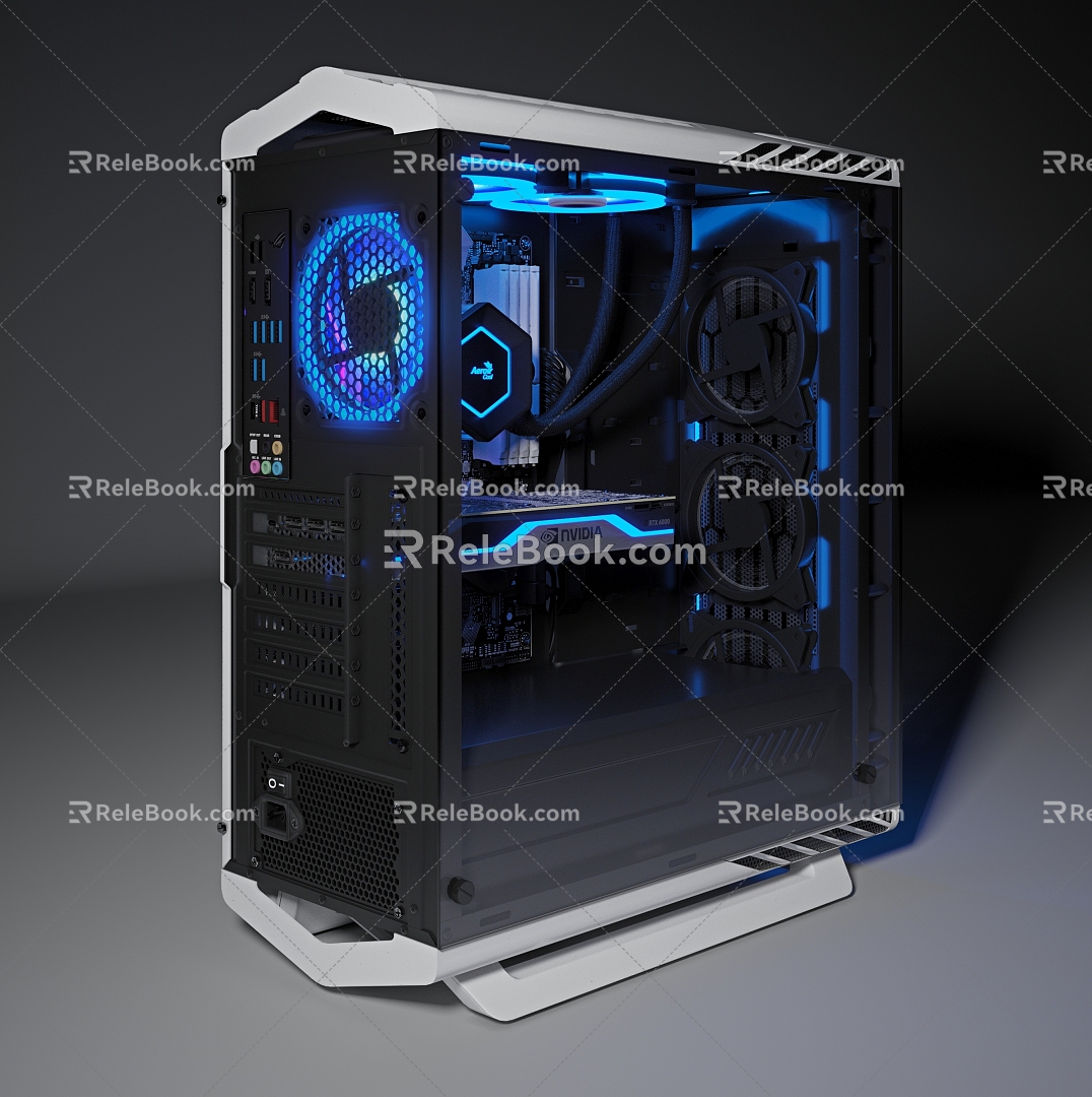 Modern host computer competitive host 3d model