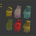 Various Styles And Colors Protective Work Gloves With Durable Material For Outdoor Activities