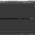 Traditional Long Spear Weapon With Metal Spearhead Black Grip And Red Gold Accents
