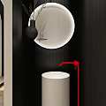 Modern Elegant Boutique Store Interior With Display Shelves Lighting And Decorative Elements