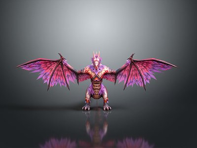 Monster Flying Monster Mountain Essence Alien Monster Alien Monster Warrior model