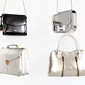 Chic Black Silver And White Handbags With Crossbody Top Handle Designs Collection