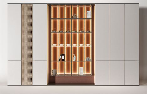 Modern Decorative Cabinet 3d model