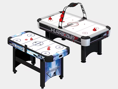 Entertainment Appliances With Small And Large Air Hockey Tables For Indoor Fun 3d model