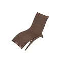 Brown Woven Double Sofa With Wooden Frame And Modern Comfortable Design