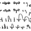 Various Styles of Kitchen and Bathroom Faucets in Different Designs