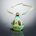 Light Green Daily Electrical Appliance Featuring Metal Body Bottle Shape And Green Strap Design