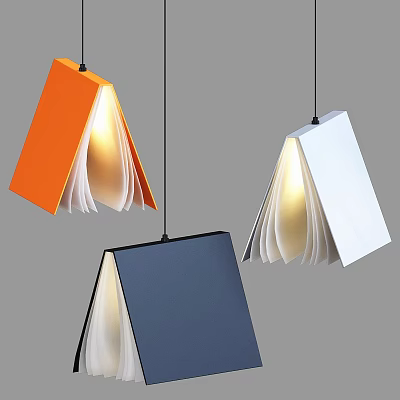 Modern Chandelier Book Chandelier 3d model