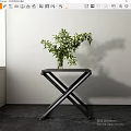 Modern Side Table Metal Side Table Folding Side Table 3d model
