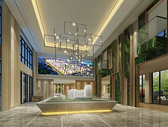 Modern Sales Office 3d model