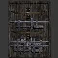 crossbow ancient crossbow mechanical crossbow Mohist organ 3d model