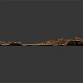 Realistic Terrain Model Displaying Undulating Landscape With Mountain Ranges Valleys And Natural Topographic Texture