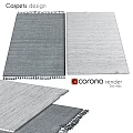 Soft Textured Rugs With Fringe Design For Modern Living Room Home Decor