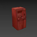 Two ATM Machines With Digital Screen For Cash Withdrawal Services 3d model