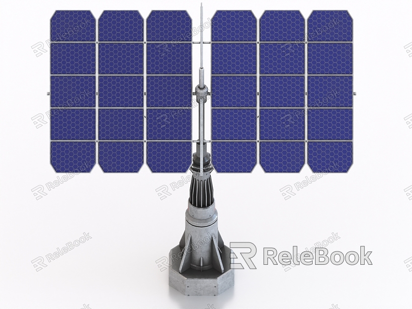 Science fiction solar panel science fiction equipment new energy science fiction power generation equipment science fiction radar model